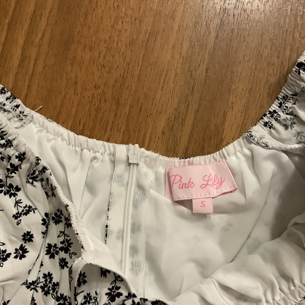 NWT Pink Lily Roadside Daisies Dress - Picture 4 of 7